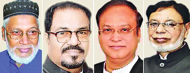 হাবিবুর রহমান মোল্লা,কাজী মনিরুল ইসলাম,হাজি মো. সেলিম,আবুল হাসনাত