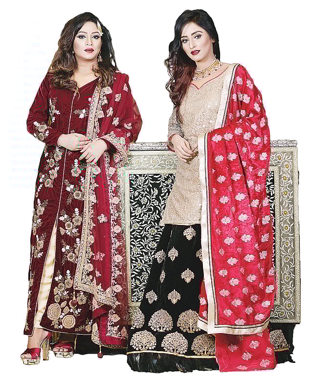 ভারী কাজের পোশাক মানিয়ে যাবে বিয়েতে