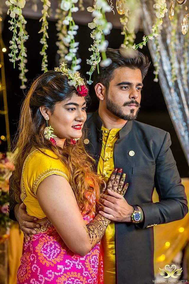 গায়েহলুদ অনুষ্ঠানে শাম্মা রুশাফি অবন্তী ও সিয়াম আহমেদ