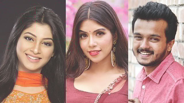 সারিকা , কাজী নওশাবা আহমেদ ও অ্যালেন শুভ্র