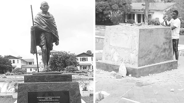 ঘানা বিশ্ববিদ্যালয় থেকে গান্ধীর ভাস্কর্য অপসারণ