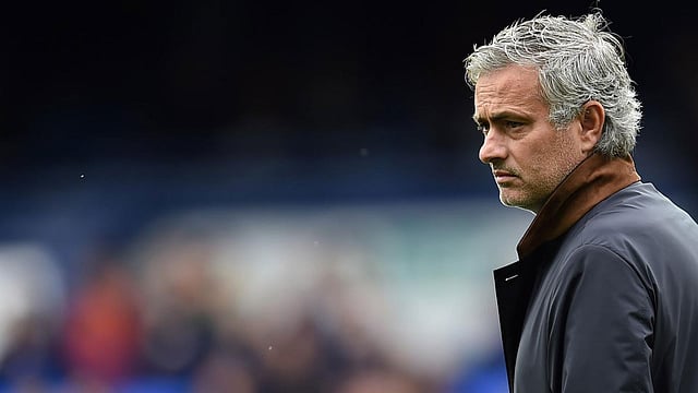 ম্যানচেস্টার ইউনাইটেডের বাধা হয়ে ছিলেন মরিনহোই। ছবি: এএফপি