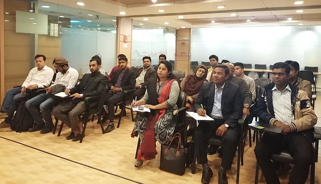 কর্মশালায় অংশগ্রহণকারী বন্ধুদের একাংশ