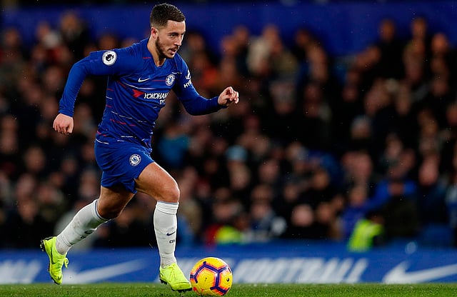 অনেক দিন ধরেই রিয়ালের নজরে আছেন হ্যাজার্ড। ছবি: এএফপি