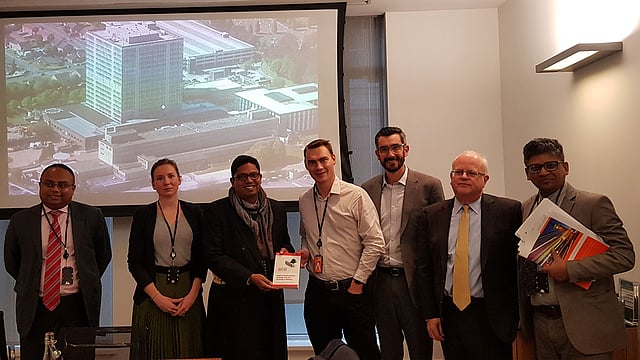 যুক্তরাজ্যে মতবিনিময় সভায় তথ্য ও যোগাযোগ প্রযুক্তি প্রতিমন্ত্রী জুনাইদ আহমেদ। ছবি: সংগৃহীত।