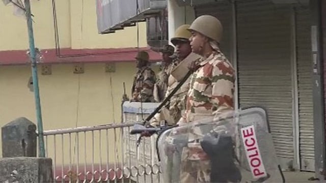 অরুণাচলের রাজধানী ইটানগরে জারি কারফিউ। ছবি: ইনসাইডএনইয়ের সৌজন্যে।