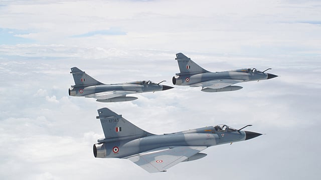 পুলওয়ামায় জঙ্গি হামলার জবাবে ভারত বিমান হামলা চালিয়েছে। ফাইল ছবি: ইন্ডিয়ান এয়ার ফোর্স