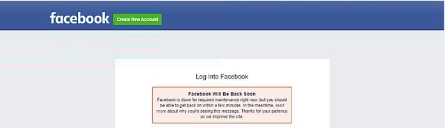 ফেসবুকে ঢুকতে গেলে এমন বার্তা দেখায়।