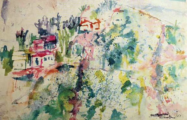 ‘মৌরীর ভূ-দৃশ্য’, শিল্পী: মুর্তজা বশীর