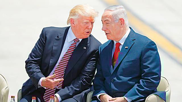ডোনাল্ড ট্রাম্প ও বেনিয়ামিন নেতানিয়াহু। এএফপি ফাইল ছবি