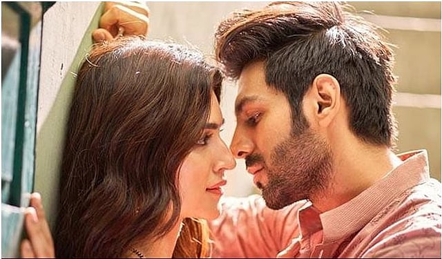 ‘লুকা ছুপি’ ছবিতে কৃতি শ্যানন ও কার্তিক আরিয়ান