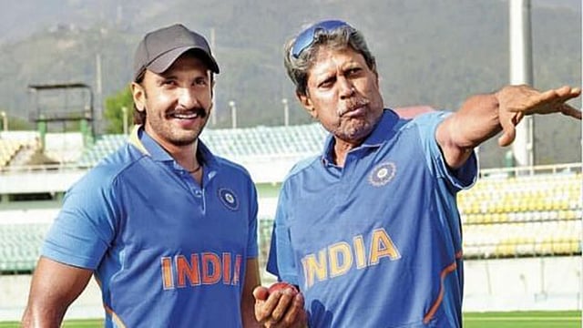 কপিল দেবের কাছ থেকে প্রশিক্ষণ নিচ্ছেন রণবীর সিং