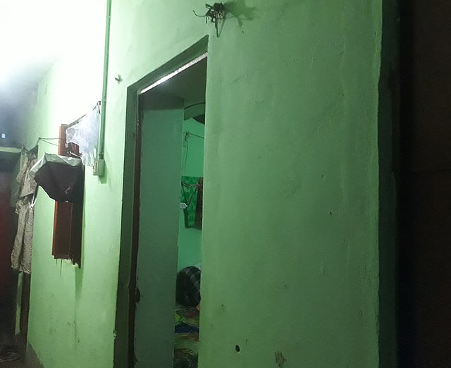 এই ঘরে খুন হয় সাগরিকা তৃপ্তি। ছবি: আসাদুজ্জামান