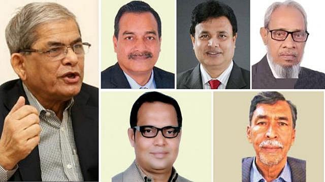 একাদশ জাতীয় সংসদ নির্বাচনে বিএনপির নির্বাচিত ছয় সদস্য।