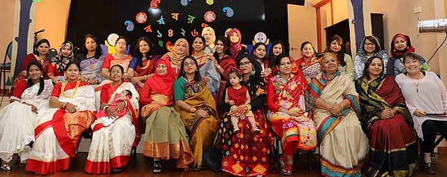 বৈশাখী অনুষ্ঠানে উপস্থিতির একাংশ