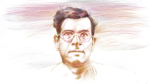 মানিক বন্দ্যোপাধ্যায় (১৯ মে ১৯০৮–৩ ডিসেম্বর ১৯৫৬)। প্রতিকৃতি: সব্যসাচী মিস্ত্রী