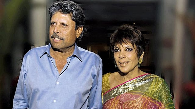কপিল দেবের স্ত্রী রোমি ভাটিয়া ’৮৩ বিশ্বকাপের ফাইনাল নিয়ে আগ্রহ হারিয়েছিলেন। ছবি: সংগৃহীত