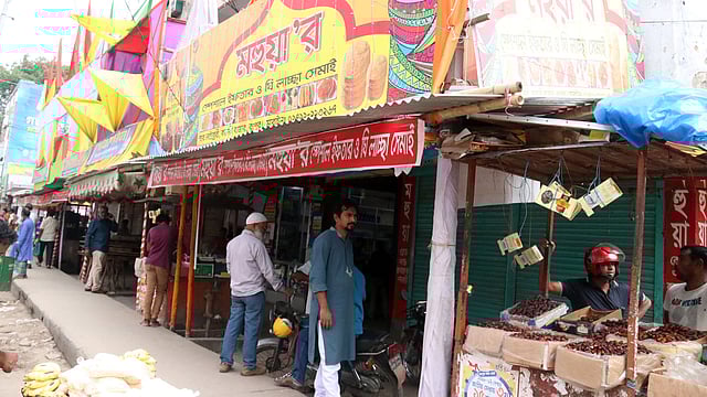 ধর্মঘটে বন্ধ আছে রংপুর নগরের রেস্তোরাঁ ও বেকারি। ছবি: মঈনুল ইসলাম