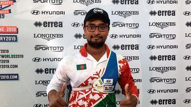 বিশ্ব আর্চারি চ্যাম্পিয়নশিপ থেকে বাংলাদেশকে পদক এনে দিয়েছেন রোমান সানা। সংগৃহীত ছবি