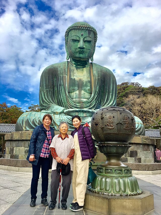 কামাকুরায় পরিবারের সঙ্গে