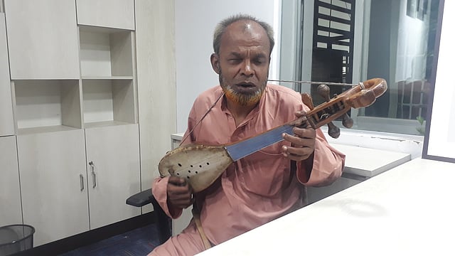 মোহন সরকার। ছবি: মানসুরা হোসাইন