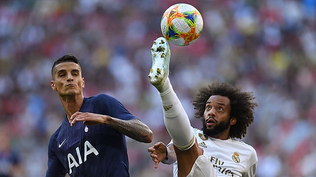 মার্সেলোর ভুলের জন্য গোল হজম করেছে রিয়াল। ছবি: এএফপি