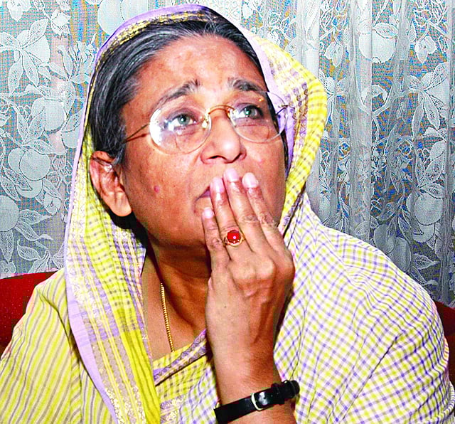 শেখ হাসিনা। গ্রেনেড হামলার পর। ফাইল ছবি