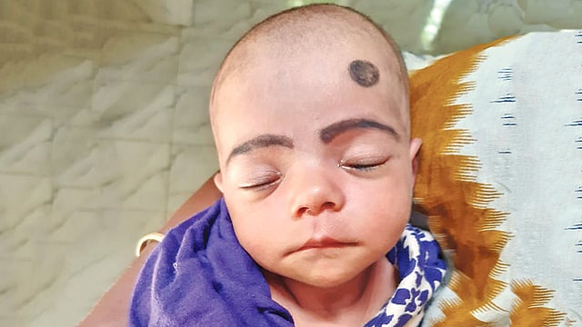 উদ্ধার হওয়া শিশু