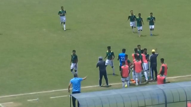 প্রথম গোলের পর দলের উল্লাস। সংগৃহীত ছবি