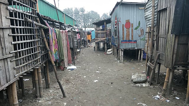 বেদে সম্প্রদায়ের আবাসস্থলের একাংশ। ছবি: সংগৃহীত
