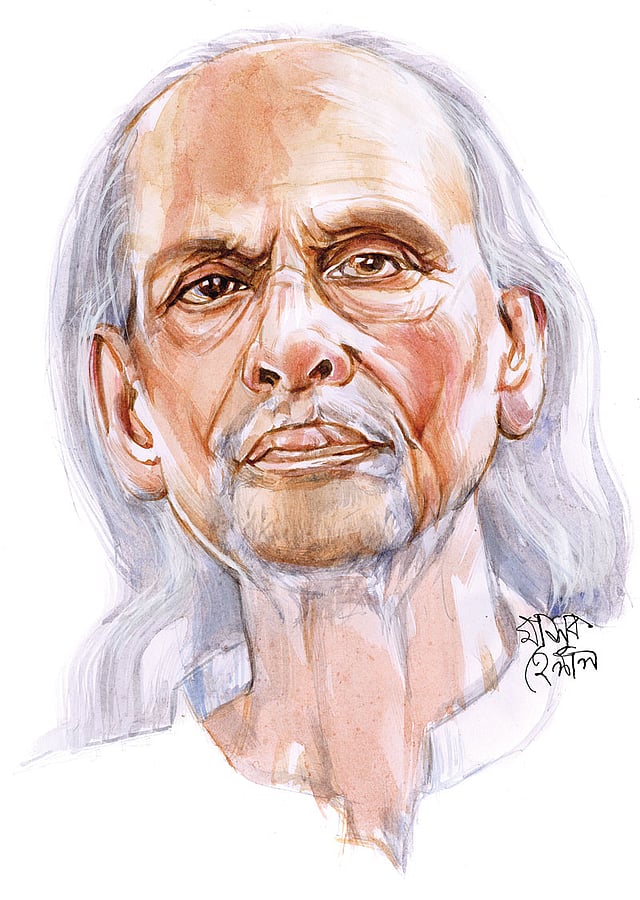 শাহ আবদুল করিম (১৫ ফেব্রুয়ারি ১৯১৬—১২ সেপ্টেম্বর ২০০৯) প্রতিকৃতি: মাসুক হেলাল