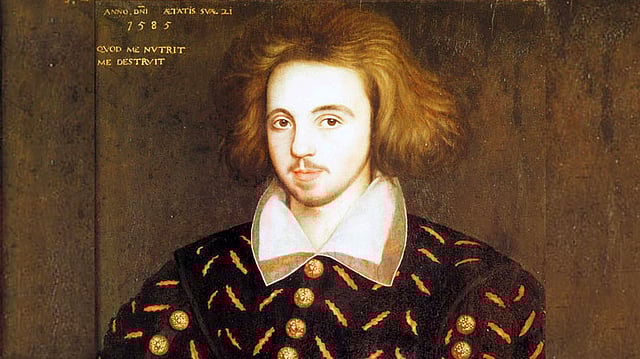 ধারণা করা হয়, ছবির এই ব্যক্তিই ক্রিস্টোফার মারলো। ছবি: করপাস ক্রিস্টি কলেজের সৌজন্যে