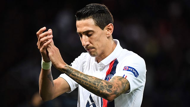 জোড়া গোল করেছেন ডি মারিয়া। ছবি: এএফপি