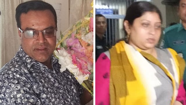 সাঈদ আহমেদ ও রোকসানা পারভীন।