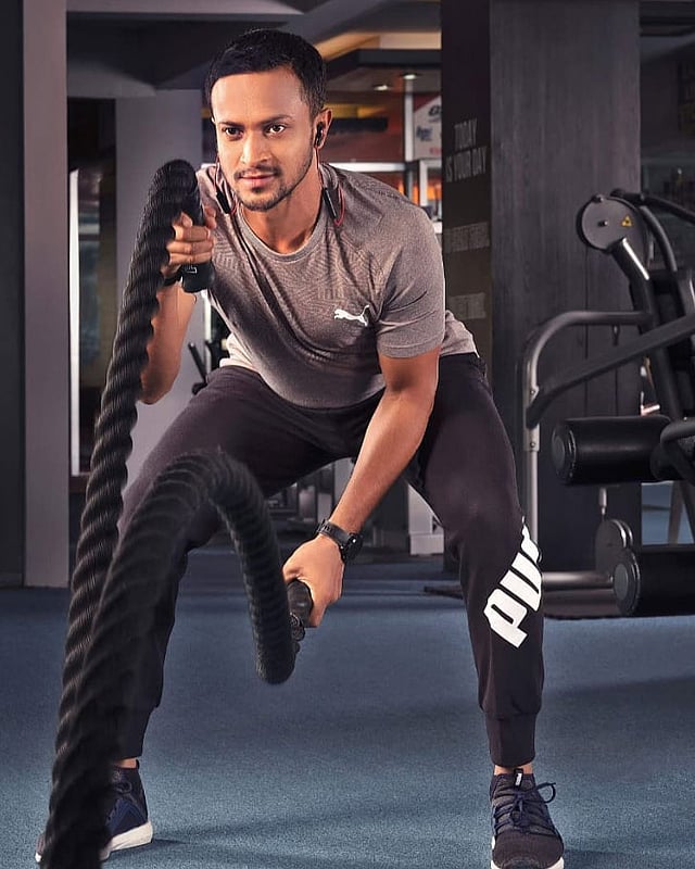 আকর্ষণীয় দিনের আশা দেখাচ্ছেন সাকিব। ছবি: সাকিবের ইনস্টাগ্রাম