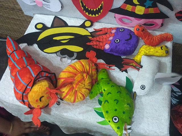 এ ধরনের হ্যান্ডপাপেটগুলো অস্ট্রেলিয়া, আমেরিকা ও নেদারল্যান্ডসে বেশ জনপ্রিয়। ছবি: প্রথম আলো