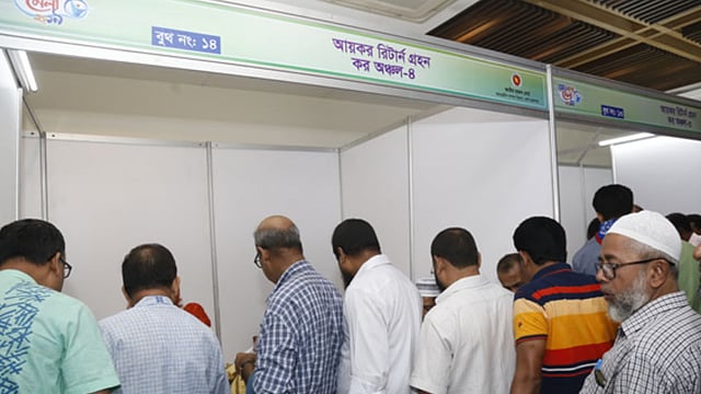 কর মেলার সবচেয়ে বড় প্রাপ্তি মানুষের মধ্যে কর-অভ্যাস গড়ে উঠছে। ছবি: এনবিআর