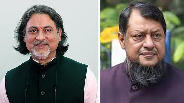 শেখ ফজলে শামস ও মাঈনুল হোসেন খান। ছবি: ফোকাস বাংলা