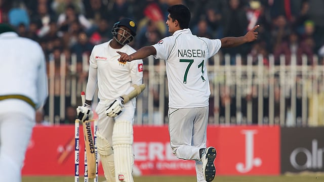 রাওয়ালপিন্ডি টেস্টে দ্বিতীয় দিনের খেলা মাঠে গড়াবে আজ। ছবি: এএফপি