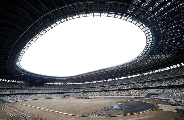 জাপানের নতুন জাতীয় স্টেডিয়াম চালু করা হয়েছে। ছবি: রয়টার্স