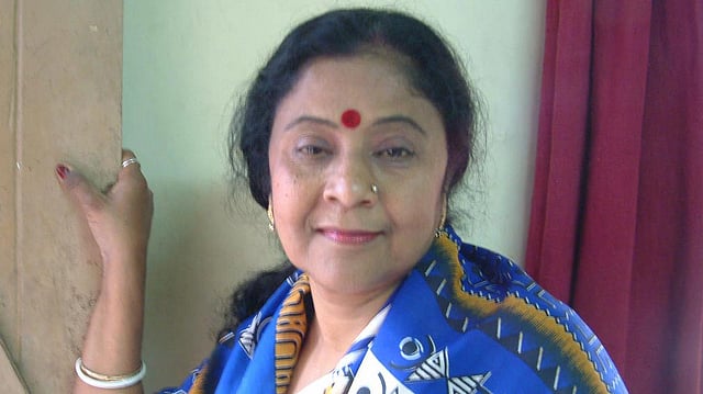 শেফালী ঘোষের কণ্ঠে কর্ণফুলীর দুই তীরের মানুষের আনন্দ–বেদনার গল্প সুর হয়ে উঠেছিল। ছবি: প্রথম আলো