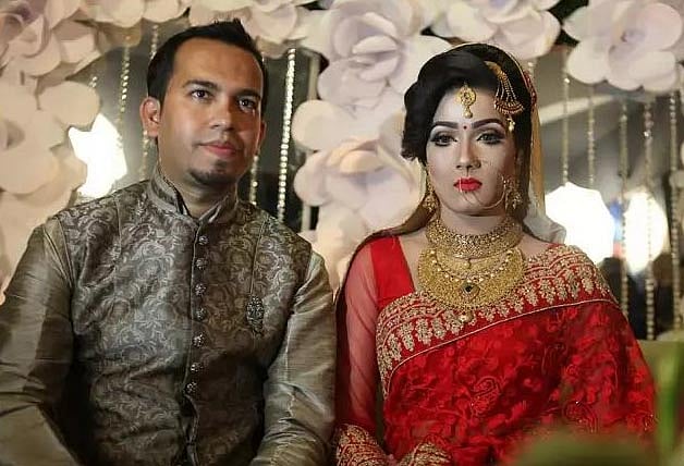 ২০১৬ সালের ২৫ মে পারভেজ মাহমুদের সঙ্গে মাহিয়া মাহির বিয়ে হয়। ছবি: প্রথম আলো