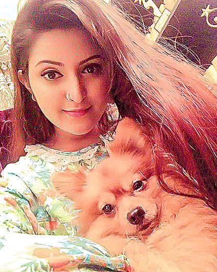 পরীমনির পোষা পুটু