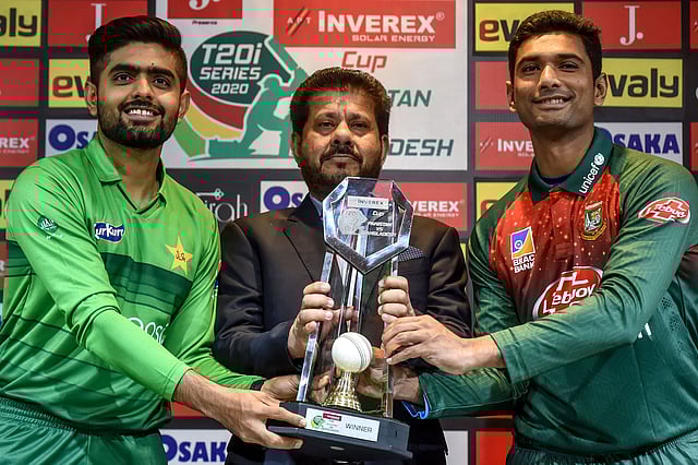 আজ শুরু হচ্ছে বাংলাদেশ-পাকিস্তান টি-টোয়েন্টি সিরিজের প্রথম ম্যাচ। ছবি: এএফপি