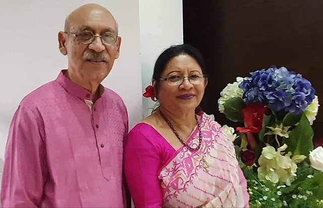 আবুল হায়াত ও মাহফুজা খাতুন শিরিন। ছবি: ফেসবুক