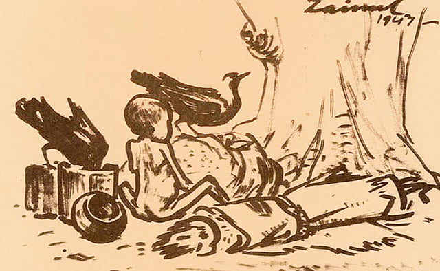 চিত্রকর্ম: জয়নুল আবেদিন, ১৯৪৩