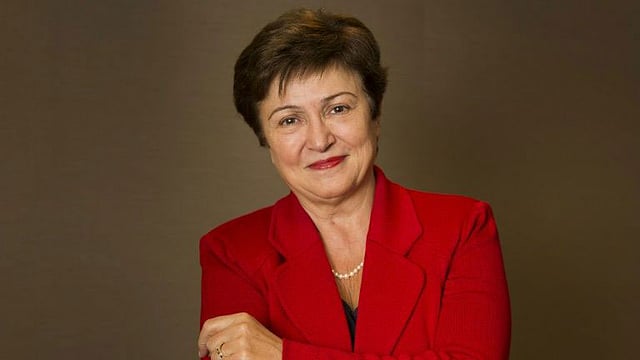 আইএমএফ-প্রধান ক্রিস্টালিনা জর্জিয়েভা। ছবি: রয়টার্স