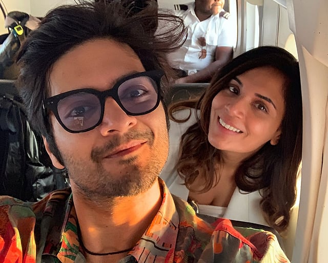 রিচা চাড্ডা আর আলী ফজলের চেনাজানা সেই ২০১২ সাল থেকে। ছবি: ইনস্টাগ্রাম