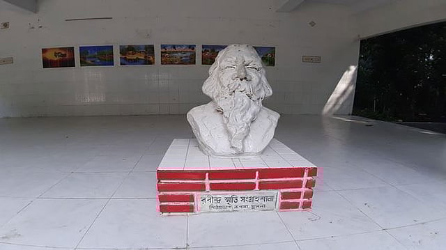 পিঠাভোগ রবীন্দ্রনাথ ঠাকুর স্মৃতি সংগ্রহশালা। ছবি: লেখক