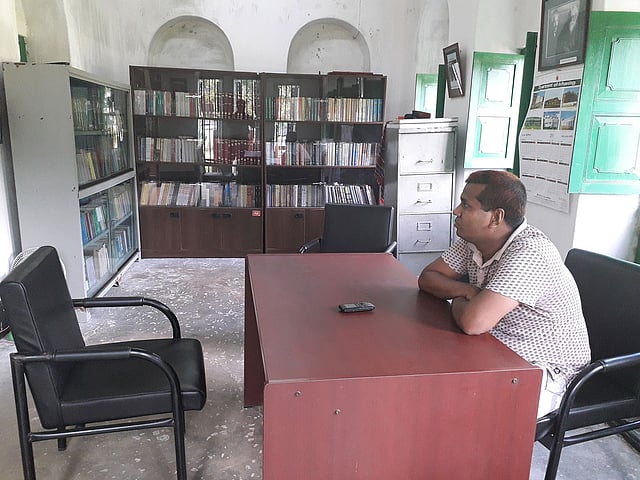 লাইব্রেরি বা পাঠকক্ষ আছে। ছবি: লেখক